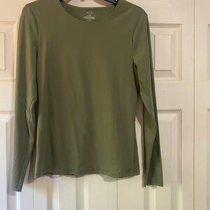 NUDDS Olive Green Women's Top